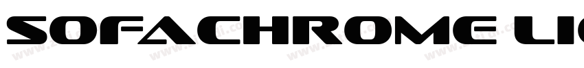 Sofachrome Light字体转换